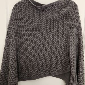 Gray Textured Women's Sweater